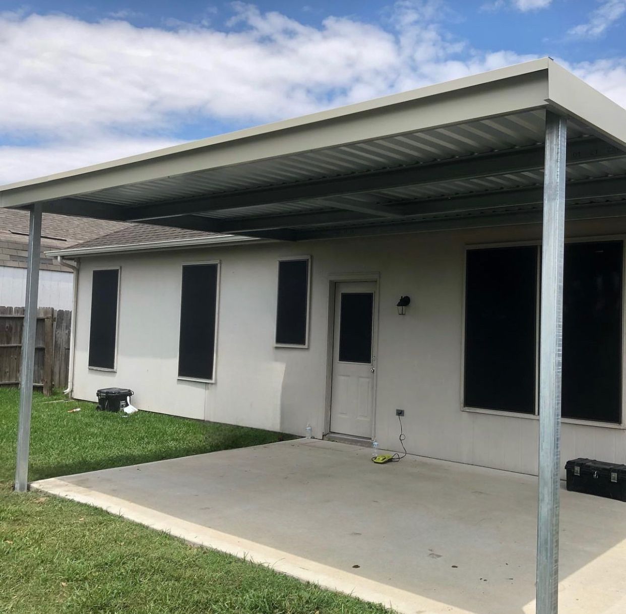 Galvanized Covers & Carports — Kool Covers project photo 12
