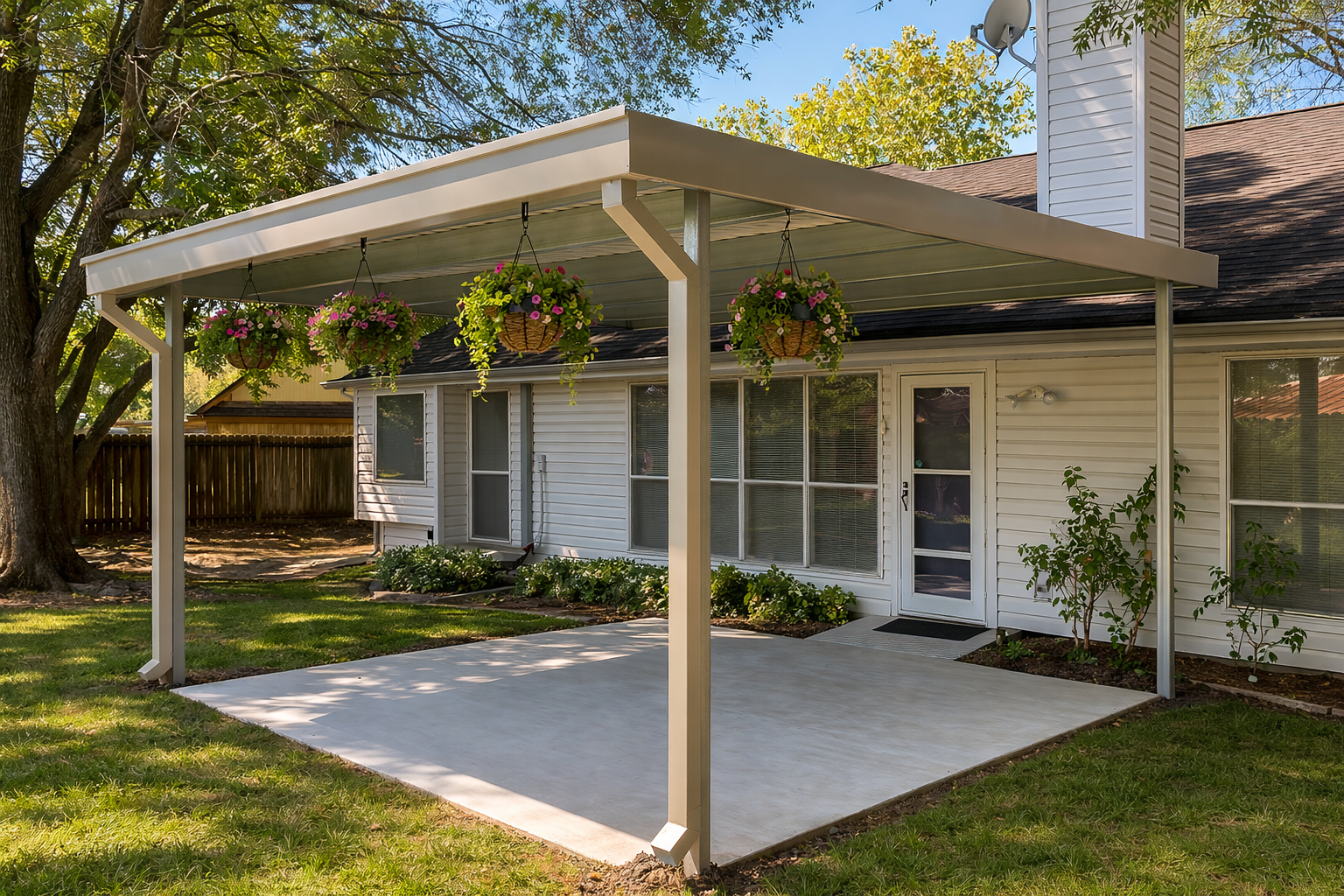 Galvanized Covers & Carports — Kool Covers project photo 10