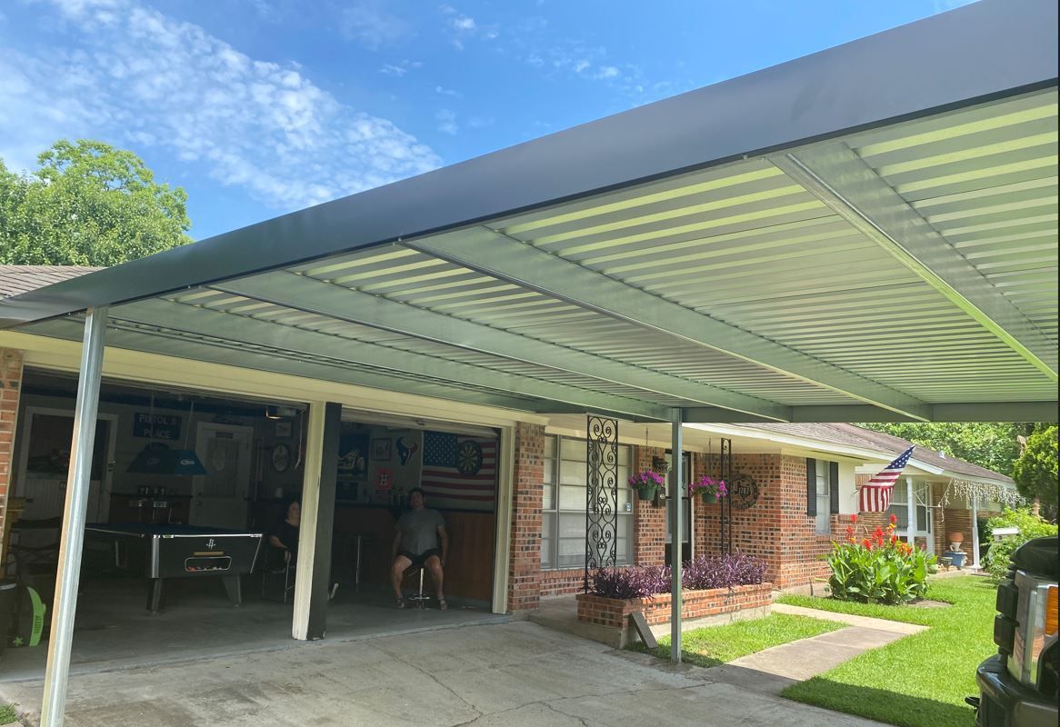 Galvanized Covers & Carports — Kool Covers project photo 1